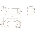 Акриловая ванна BelBagno BB205-1700-800