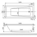 Акриловая ванна Excellent Wave Slim WAEX.WAV16S.SOFT 160x70