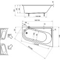 Акриловая ванна Ravak Chrome CA61000000 160x105 R