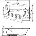 Акриловая ванна Riho Delta 160x80 L