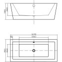 Акриловая ванна Swedbe Vita 8831