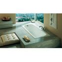 Чугунная ванна Roca Continental 21290200R 160x70 см, без антискользящего покрытия + смеситель