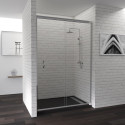 Душевая дверь в нишу RGW Passage PA-12 (1200x1250)x1950 профиль хром