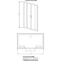Душевая дверь в нишу Radaway Premium Plus DWD 180 стекло фабрик