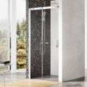 Душевая дверь в нишу Ravak MSD2-100 L Transparent, профиль хром + средство для ванн и защитное средство