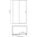 Душевая дверь в нишу Wasserkraft Main 41S05
