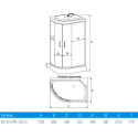 Душевая кабина Erlit Comfort ER3512PR-C4-RUS