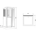 Душевая кабина Grossman GR-222 100x80 см черная