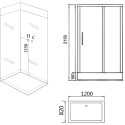 Душевая кабина Grossman GR267 120x80 см
