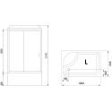 Душевая кабина Royal Bath BP RB8100BP5-WC-CH-L