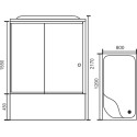 Душевая кабина Royal Bath RB 8120BP1-T L