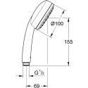 Душевая лейка Grohe Tempesta Cosmopolitan 26082002