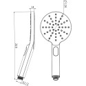 Душевая лейка Lemark LM8122GM графит