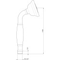 Душевая лейка Nicolazzi Classica Lusso C7104MBZ бронза