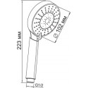 Душевая лейка Wasserkraft A032