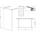 Душевая перегородка Radaway Modo New Black I Factory 120