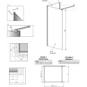 Душевая перегородка Radaway Modo New IV 100x95