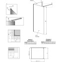 Душевая перегородка Radaway Modo New IV 110x70
