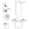 Душевая перегородка Radaway Modo New IV 140x85