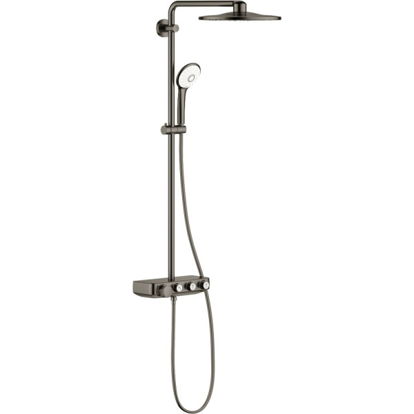 Душевая стойка Grohe Euphoria SmartControl System 310 Duo 26507AL0 с термостатом, темный графит