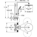 Душевая стойка Grohe Euphoria System 260 27615002