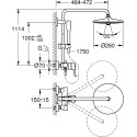 Душевая стойка Grohe Euphoria System 260 Concetto 23061003