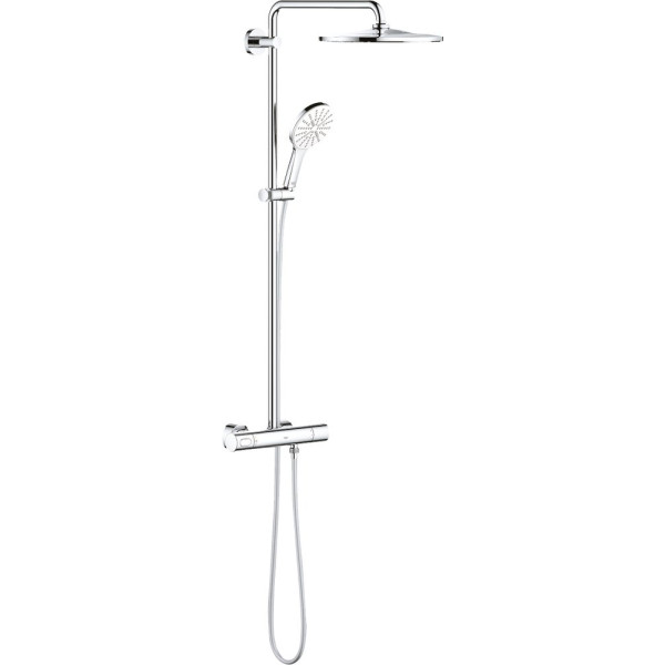 Душевая стойка Grohe Rainshower SmartActive 310 26648LS0 с термостатом, белая луна