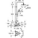 Душевая стойка Grohe Tempesta Cosmopolitan 26305001