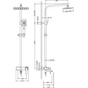 Душевая стойка Timo Torne SX-4320/17 золото