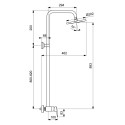 Душевая стойка Vidima Balance BA272AA