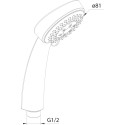 Душевой гарнитур Damixa Contour 760110300