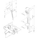 Душевой комплект AM.PM Inspire V2.0 F40950A02