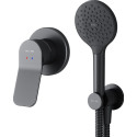 Душевой комплект AM.PM X-Joy FB85A2H022 С ВНУТРЕННЕЙ ЧАСТЬЮ, для душа, чёрный