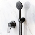 Душевой комплект AM.PM X-Joy FB85A2H022 С ВНУТРЕННЕЙ ЧАСТЬЮ, для душа, чёрный