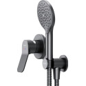 Душевой комплект AM.PM X-Joy FB85A2H022 С ВНУТРЕННЕЙ ЧАСТЬЮ, для душа, чёрный