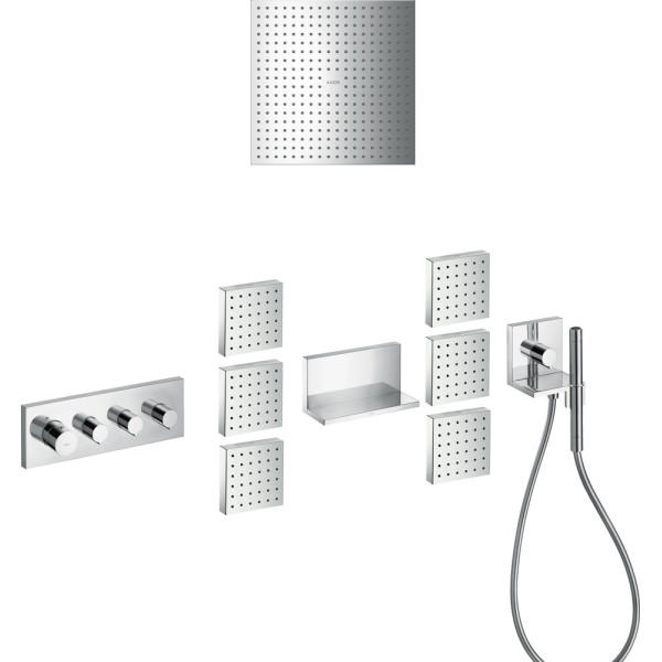 Душевой комплект Axor ShowerSolutions 10751000 + 10750180 + 35321000 + 35363180 + 28491000 + 28486180 + 10651000 + 10650180 + 40873000 + 40878180