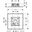 Душевой комплект Axor ShowerSolutions 10751000 + 10750180 + 35321000 + 35363180 + 28491000 + 28486180 + 10651000 + 10650180 + 40873000 + 40878180