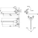 Душевой комплект Bravat Eler F00449CP 2 в 1