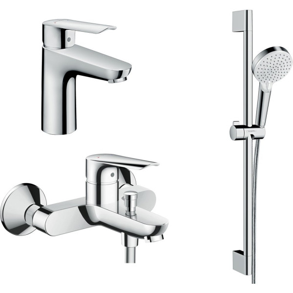 Душевой комплект Hansgrohe SET Logis E 100 (c)