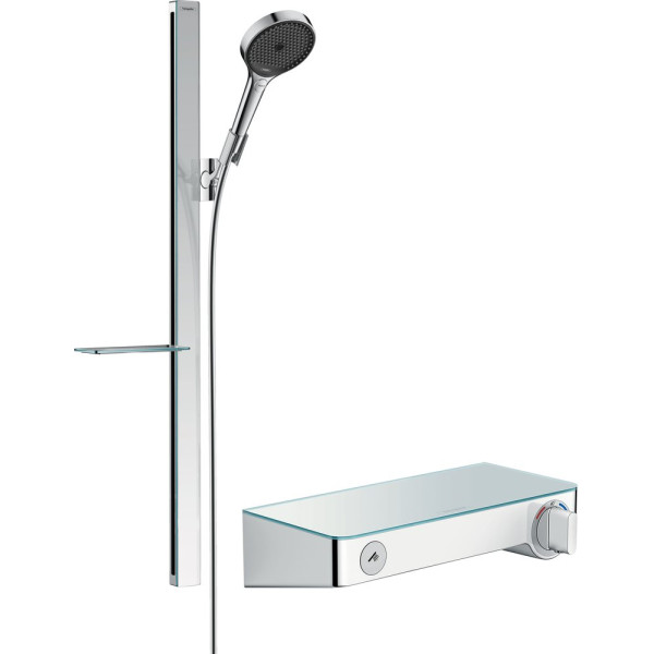 Душевой комплект Hansgrohe термостат Ecostat Select 13171000 + душевой гарнитур Rainfinity 27671000