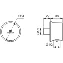 Душевой комплект Ideal Standard Ceraplan S1002AA