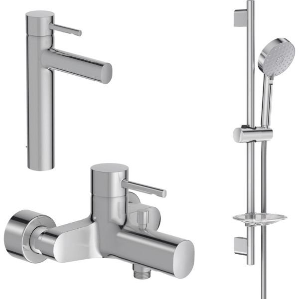 Душевой комплект Jacob Delafon Cuff E37303-CP + E45532-CP + E99898RU-CP