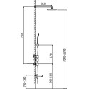 Душевой комплект Timo Tetra-Thermo SX-0199 /00 С ВНУТРЕННЕЙ ЧАСТЬЮ