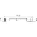 Душевой шланг Omnires 023-X 150 см, черный