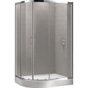 Душевой уголок Cezares ECO-O-RH-2-100/80-C-Cr стекло прозрачное