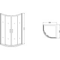 Душевой уголок Dolphin TN-204-J(5) 80x80