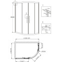 Душевой уголок Grossman Pragma PR-120SL