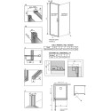 Душевой уголок Radaway Nes KDJ I 90x75 L