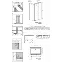 Душевой уголок Radaway Nes KDS II 120x75 R