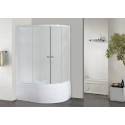 Душевой уголок Royal Bath RB 8120BK-C-L с поддоном
